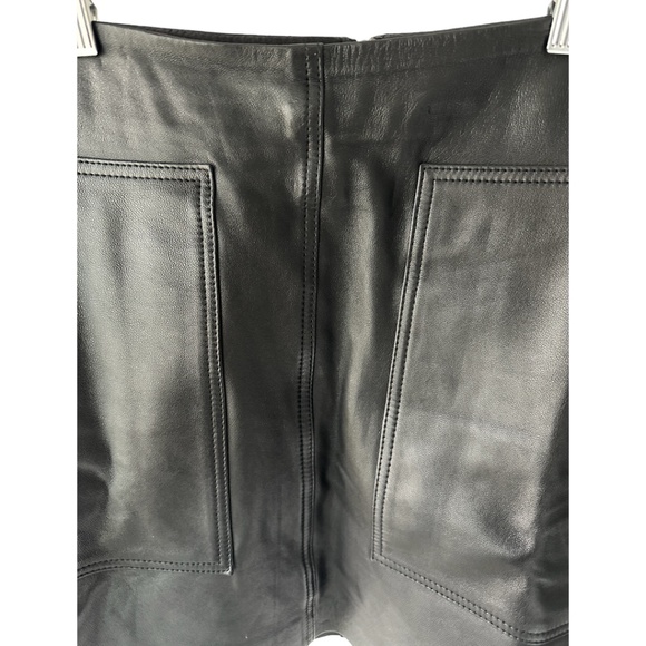 Genuine Leather French Mini Skirt - Picture 5 of 9